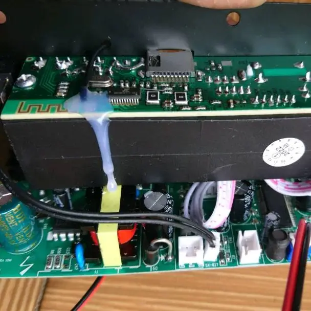 Amplifier Papan Ampli Rakitan Bluetooth USB FM Radio TF Player Subwoofer DIY 400W 7