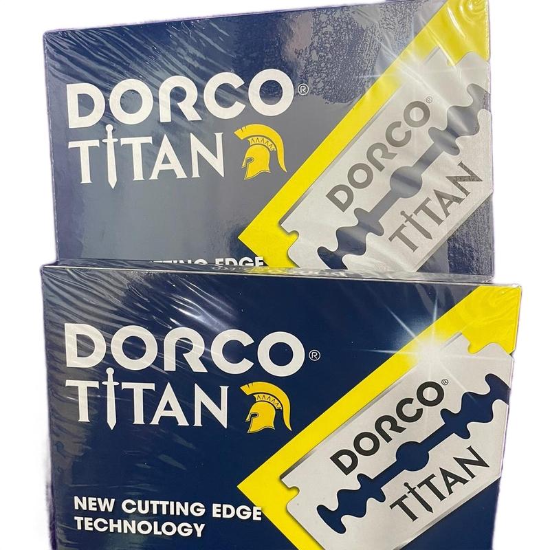 Combo 2 Hộp Dao Lam  Dorco Titan Mỗi Hộp 100 Lưỡi chính hãng, tem chống hàng giả, Cạo Râu Nam- Nữ