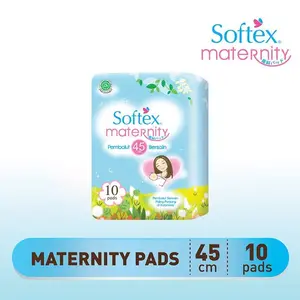 Softex Maternity Pembalut Bersalin 10 Pads - Pembalut Bersalin Nifas Ibu Melahirkan - Softex Maternity Panjang - Softex Maternity 45cm Perempuan Wanita Daya Serap