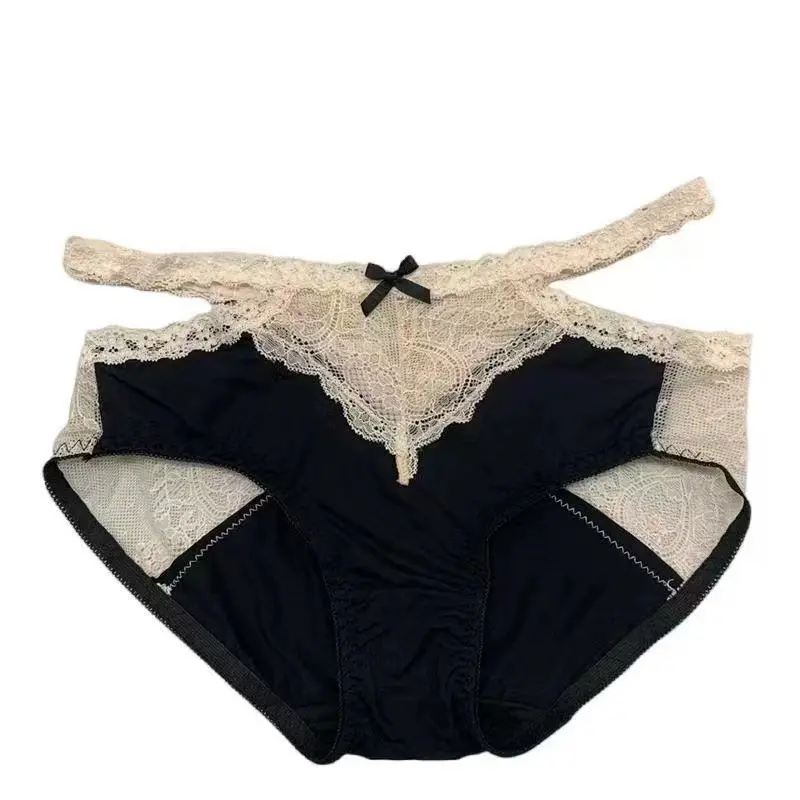 Factory Direct Underwear Women's Lace Hollow Low Waist Pure Desire Temptation Underwear Sexy Comfortable Briefs