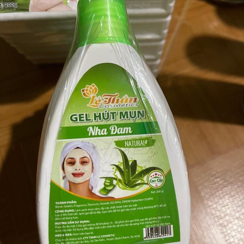  GEL LỘT MỤN NHA ĐAM ,LỘT MỤN ĐẦU ĐEN   Chai 200ml   