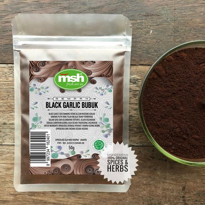 Gambar Black Garlic Bubuk 50 GRAM - Not Specified dari MSH REMPAH Kota Administrasi Jakarta Selatan Tokopedia