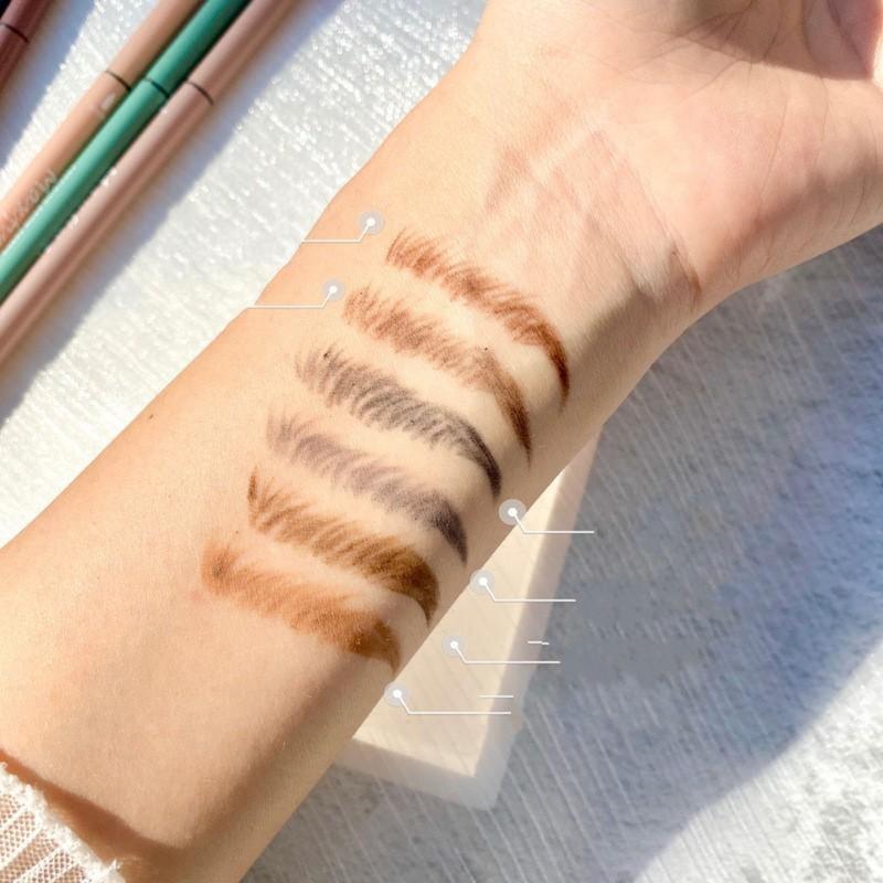 Product Introduction of Ultra-fine Round-headed Eyebrow Pencil Waterproof Sweatproof Double-headed Eyebrow Pencil Lasting No Smudging Eye Cosmetic 13