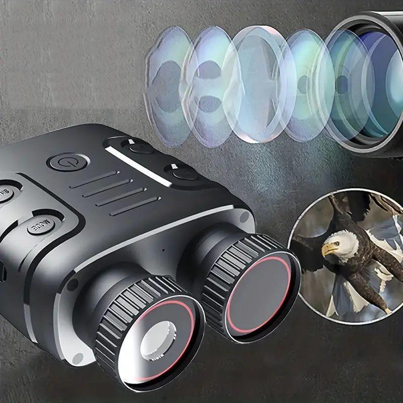 1080P Binocular Infrared Night-Vision Device, 5X Binocular Day Night Use Photo Video Taking Digital Zoom for Hunting Boating 0