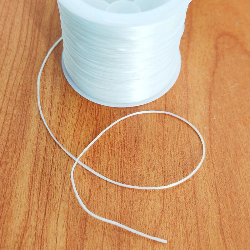 Dây cước thun co giãn xỏ hạt, làm vòng đeo tay, vòng đá