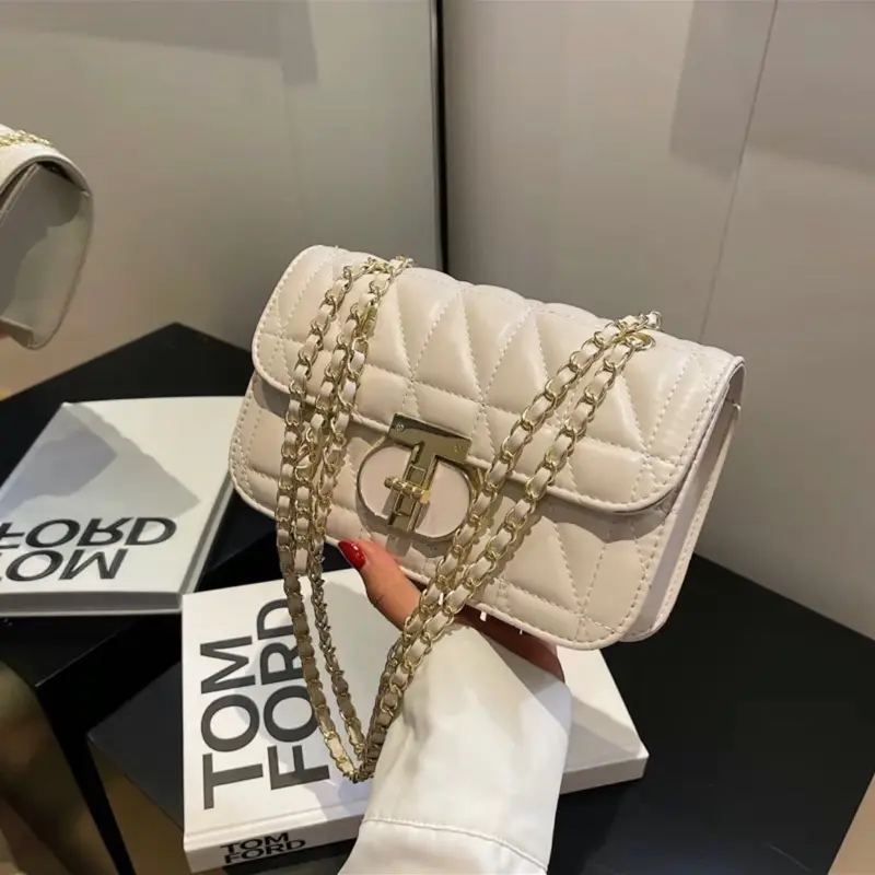 Túi xách basic khoá xoay trần trám túi xách nữ bag đeo vai
