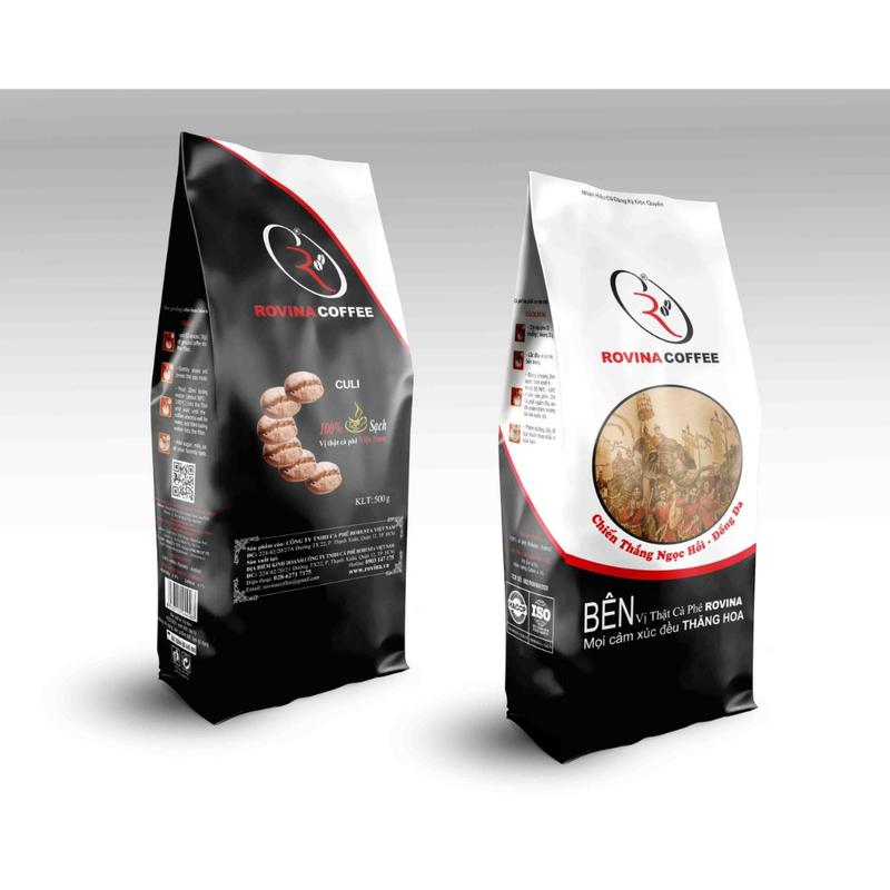 Cà Phê Hạt Culi Đặc Biệt - Pha Phin Gói 500gr ( Xay Sẵn) Mang Hương Vị Độc Đáo, Tinh Tế Có Hậu Vị, Có Chiều Sâu Thương Hiệu Rovina Coffee Cafe Bột 4