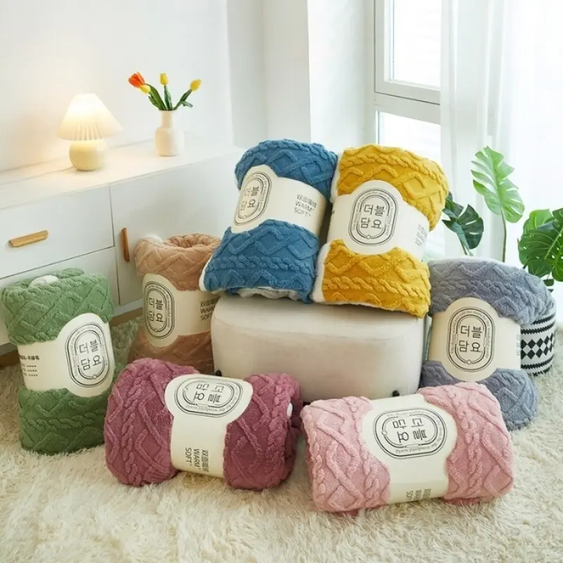 Chăn Lông Cừu Nhập Khẩu TAFURONG Homies - Sử Dụng Phòng Ngủ, 2 Lớp Siêu Ấm 1