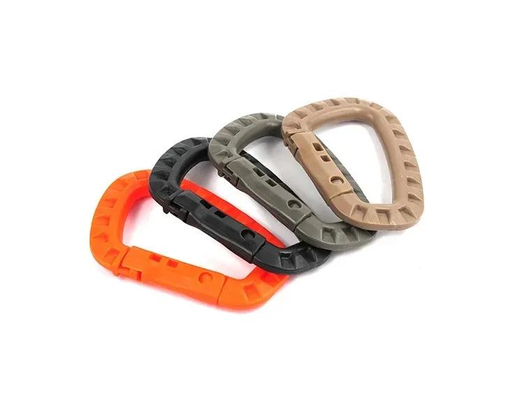 Product Introduction of 1/2/4PCS 6x Tactical Carabiner Carabina Karabiner Clip Plastic Cadet Hiking Camping 22