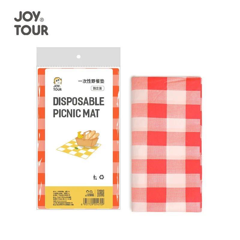 Disposable yellow and red checkered picnic mat Outdoor barbecue picnic mat table cloth Restaurant restaurant tablecloth 3