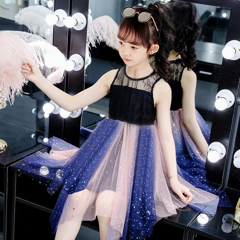Product Introduction of 2025 Children's Spring and Summer New Dress Girls' Veil Dress Western Style Festival Cute Princess Children and Teens' Clothing Women's Pettiskirt 1