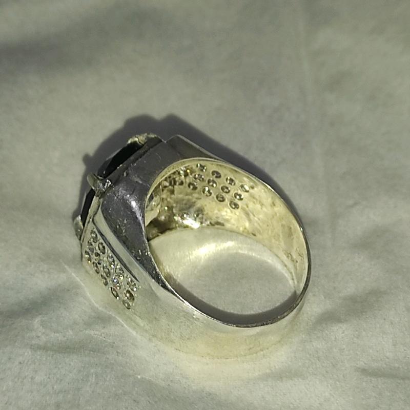Cincin Natural Blue Topaz  (London Blue) Harian Sukses Ulang tahun Keterlibatan 5