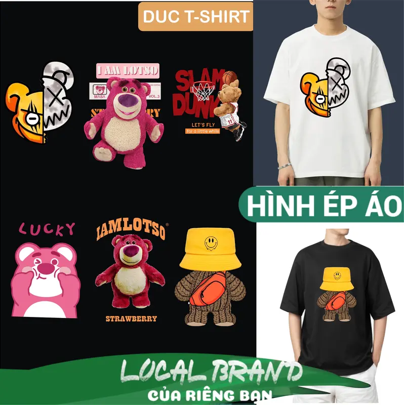 Hình in áo,Hình ép áo tự in theo sở thích lên áo,quần 0