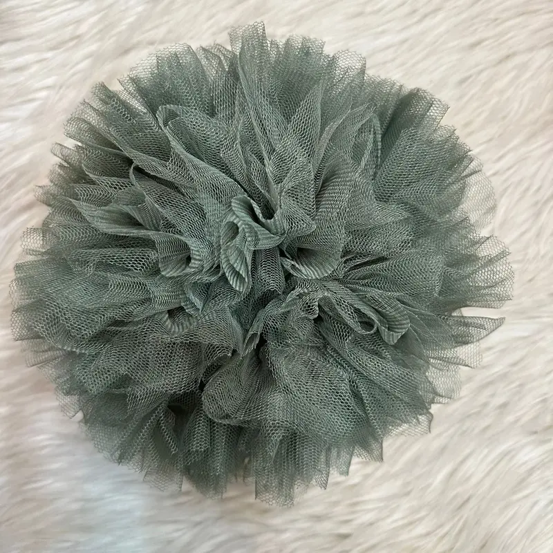 Size kecil 25mm Cepol Hijab Anti Pusing / Scrunchies / Kuncir Rambut / Karet Wanita Anti Pusing Scrunchie cepolan 7