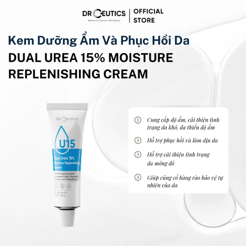 Kem Dưỡng Ẩm DRCEUTICS Dual Urea 5%, 10%, 15% Phục Hồi Cho Mọi Loại Da 1