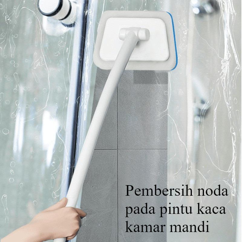 Pembersih Kamar Mandi Multifungsi / Alat Sikat Set Pembersih Dinding Lantai Kamar Mandi Dapur Toilet / Sikat Kamar Mandi / Pegangan Sikat Spons Pembersih Kamar Mandi Multifungsi / Alat Sikat Set Pembersih Dinding Lantai Kamar Mandi Dapur Toilet / Sikat Kamar Mandi / Pegangan Sikat Spons