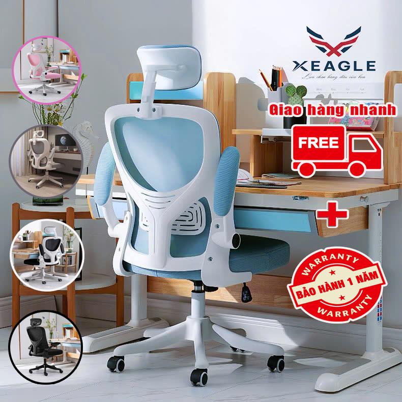 Ghế Xoay Văn Phòng Công Thái Học và Tựa Đầu Kiểu Dáng Công Thái Học XEAGLE CTH - Mia 01