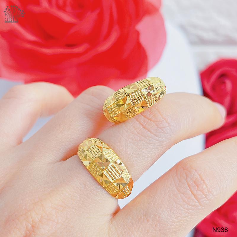 Nhẫn mo trơn khắc máy thiết kế Orin N938