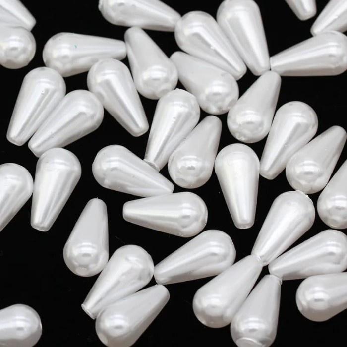 Product Introduction of 15 Gram Manik Manik Tetes Mutiara Ringan 6x10 mm 2