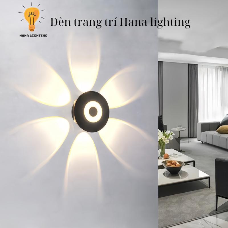   Giảm giá sốc  Đèn hắt hình hoa thiết kế hiện đại trang trí nội thất ngoại thất cầu thang hành lang cột cổng cột hiên ngoài trời chống nước IP65 