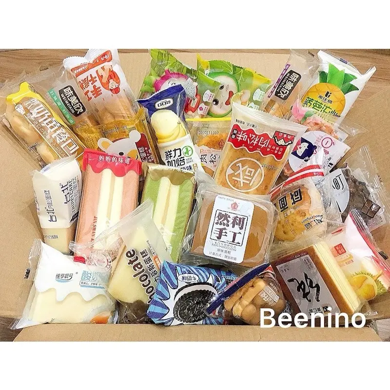 Bánh Mix NỘI ĐỊA 2kg (RUỘT BÁNH+VỎ) Bánh Vip NGÀY IN TRÊN BAO BÌ LÀ NGÀY SẢN XUẤT - HSD 3-6 THÁNG TUỲ LOẠI BÁNH - Food - Cake - Ăn Vặt Thức Ăn 4