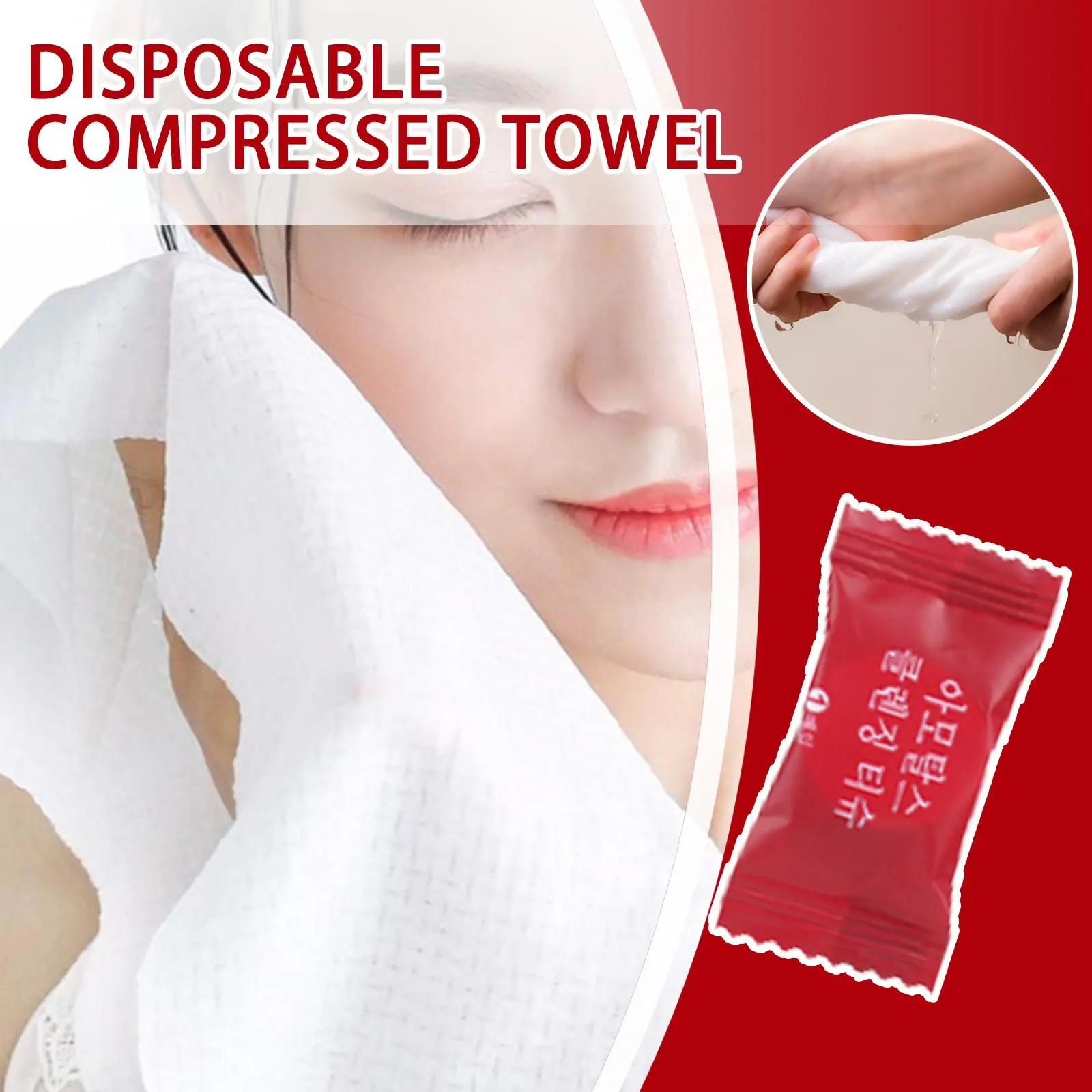 Khăn tắm dùng một lần, khăn nén, khăn tắm khô nhanh, thích hợp cho du lịch, có thể giặt được, R9Y2, để sử dụng trong chuyến đi