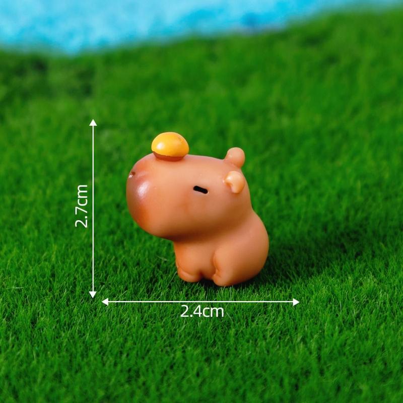 Product Introduction of Home Decoration Animals Capibara Capybara Figure Toys Figure Simulation Simulation Capibara Model Cartoon Model Capybara Animals Figures Desk Decor 10