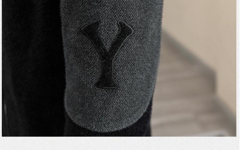 Product Introduction of 2024 new men's letter casual jacket, zipper cardigan design, comfortable and soft fabric, casual and versatile. 27