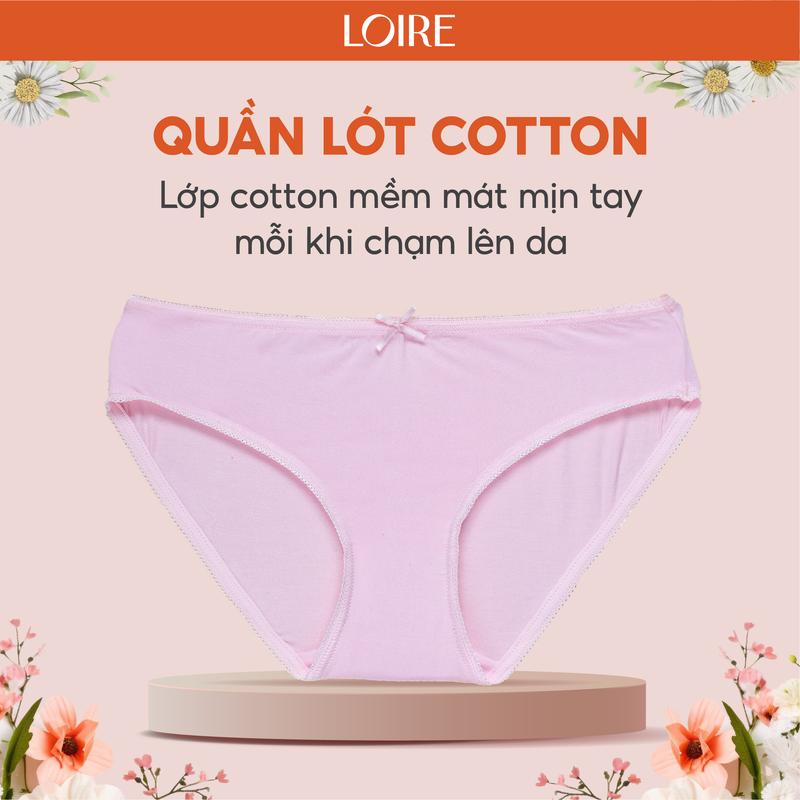 Quần Lót Cotton Mềm Mịn Basic Loire QLBK14