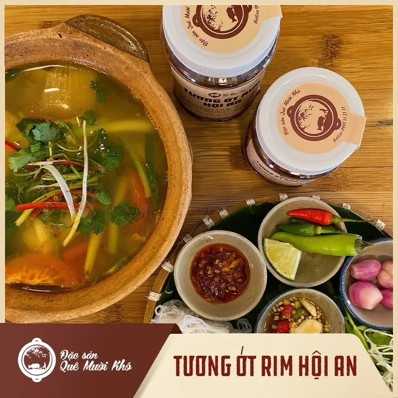 TƯƠNG ỚT RIM HỘI AN ĐẶC SẢN QUÊ MƯỜI KHÓ 500G & 300G 8