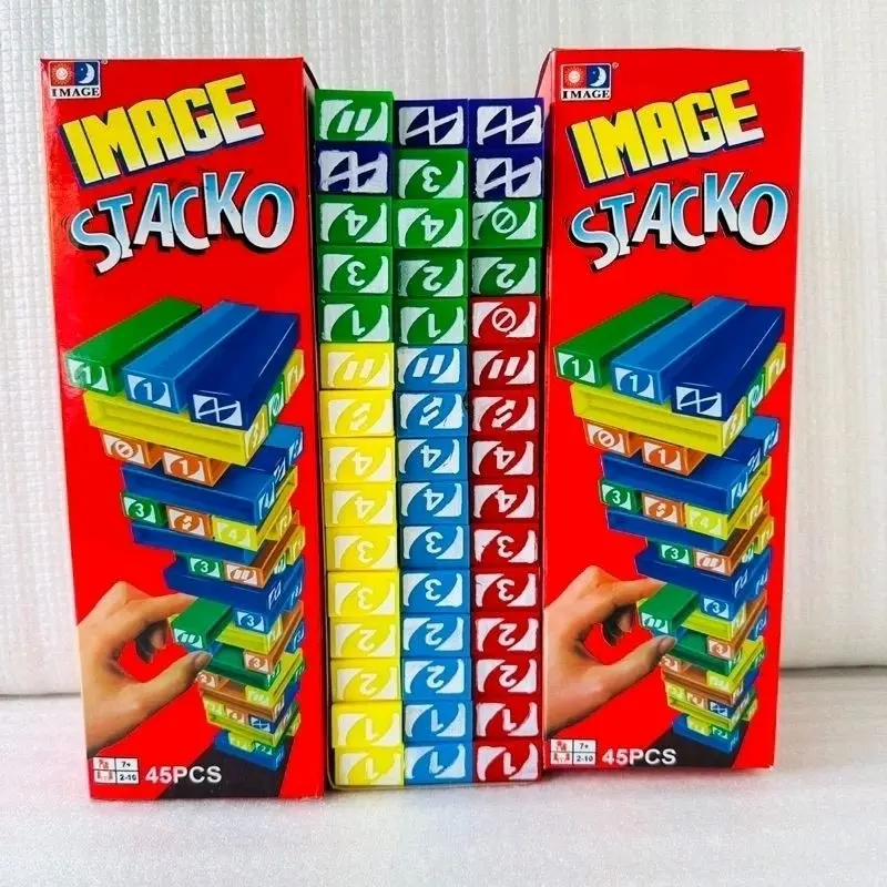 MAINAN BALOK SUSUN IMAGE STACKO / MAINAN EDUKASI TOWER STACKO / COCOK DIBUAT MAIN