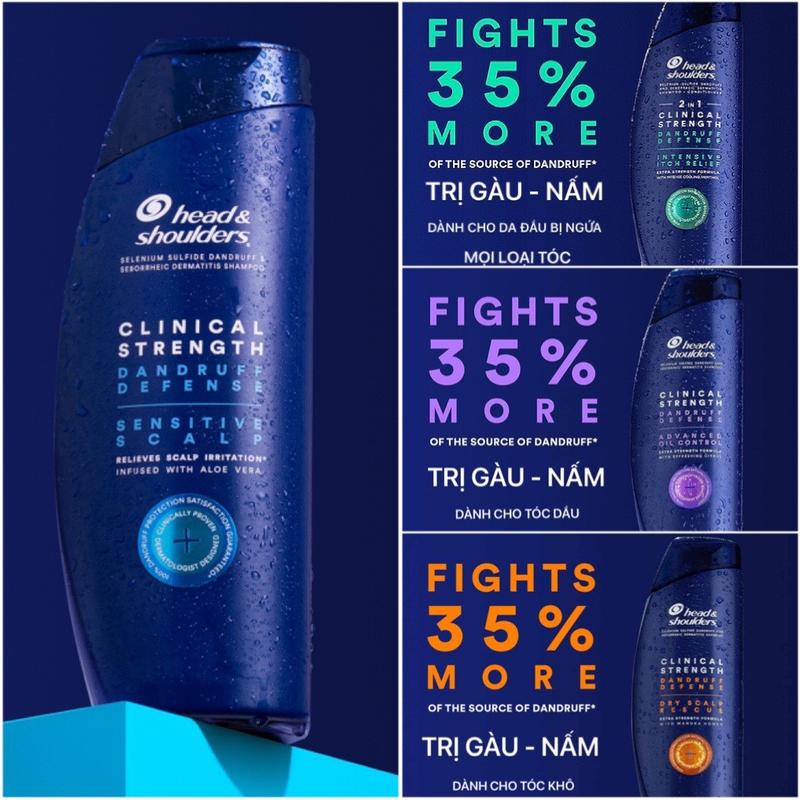 Dầu Gội GIẢM GÀU MỸ Head Shoulder Nấm Gàu Ngứa 400ml Nữ Nam Chăm Sóc Tóc Mật Ong Dưỡng Tóc