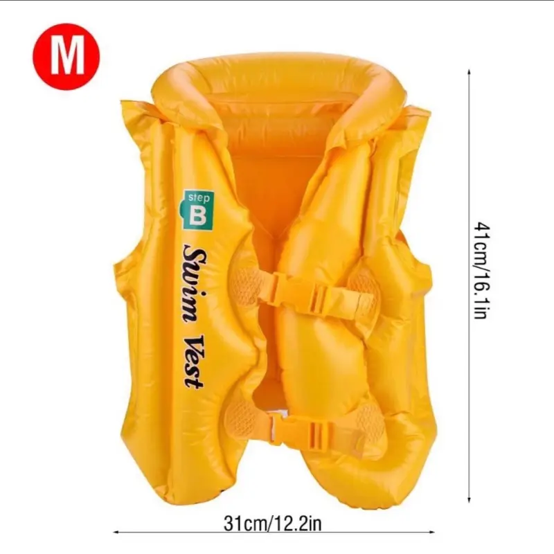 ￼Sỉ áo phao bơi cho bé 1-12 tuổi, áo phao bơi trẻ em màu xanh cho bé 8-35kg, phao bơi cho bé Nam 8