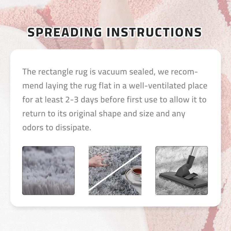 Solid Color Bedside Rug, Soft Plush Water Absorbent Bedside Mat, Felt Fabric Non-slip Floor Mat for Bedroom Living Room Home Decor, Valentine's Day Gift, Bedroom Decor, Room Decor 8