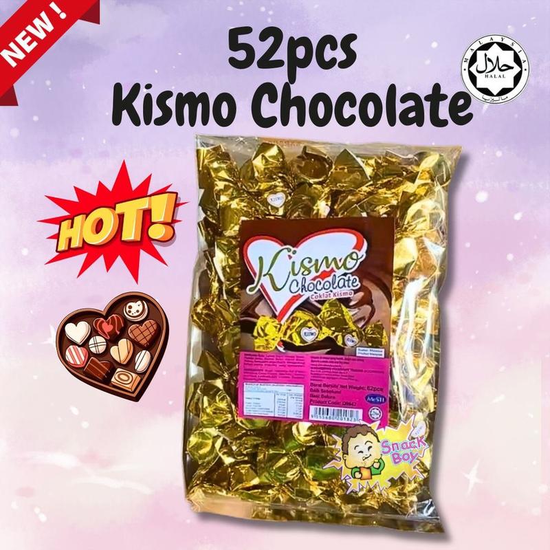 【Makanan Ringan】 52pcs Kismo Golden Milk Chocolate – Halal Certified ...