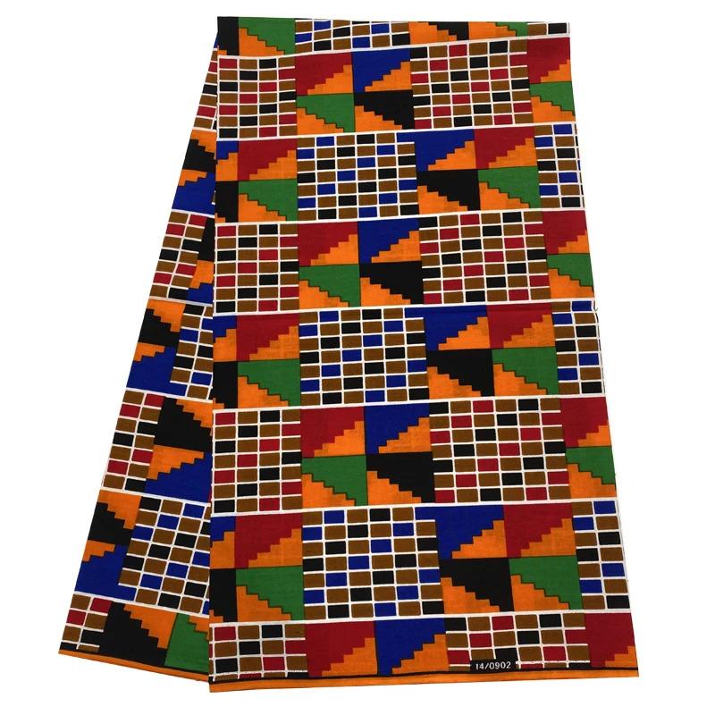 Product Introduction of 2024 Royal Wax Batik Print Africa Fabric Pagne Soft Cotton Ankara Kente Real Textile Tissu Best Quality For Party Dress Handmake 10