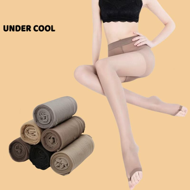 Quần tất giấy da nữ xỏ ngón hở ngón UNDERCOOL, tất 5D siêu mỏng trong suốt tàng hình, siêu dai, che khuyết điểm QT06