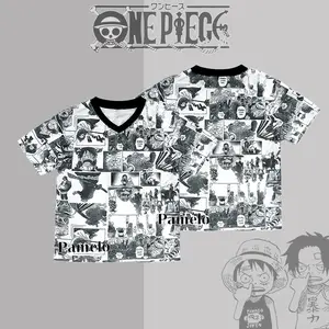 Baju Jersey Anak Bahan Dryfit Gaya Vintage ANAK Komik One piece UNISEX USIA 2- 10 TAHUN OVERSIZE