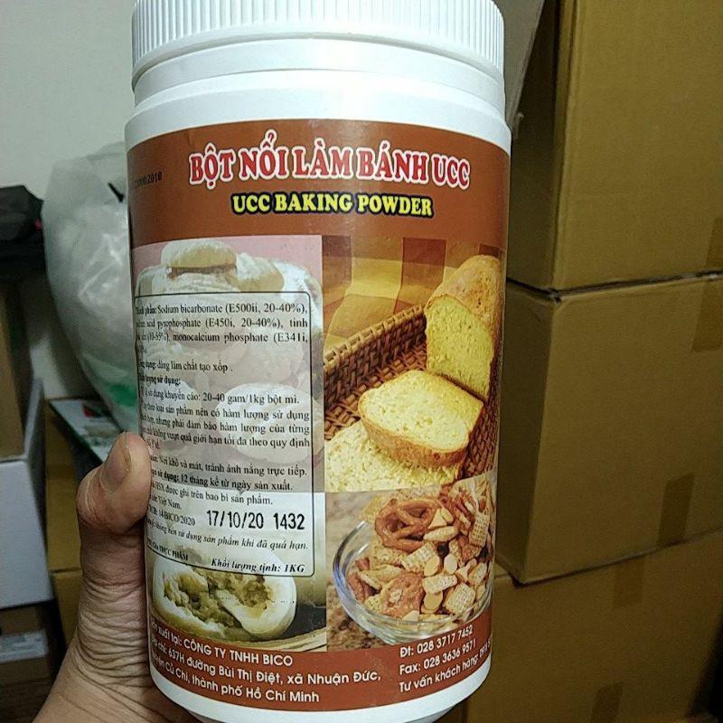 Bột nổi (bột nở) làm bánh baking Powder UCC 1kg (date mới)