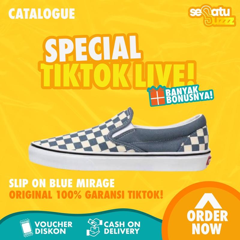 Sneakers Vns Slip On Checkerboard Series 100% Original 5