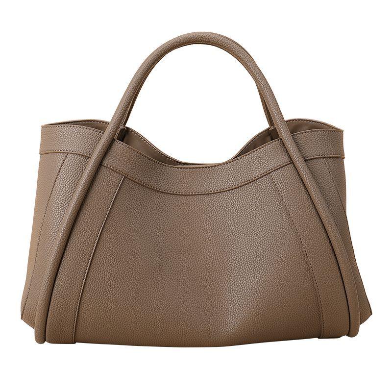 Big Lady Big Bag Women's Large Capacity Exquisite Shoulder Bag High Sense Special-Interest Design Crossbody Commuter Tote 5