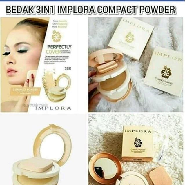 Implora Compact Powder Sueluttu Compact Powder Two Color Two Way Cake One Foundation Bedak Implora Sueluttu Best Seller 1
