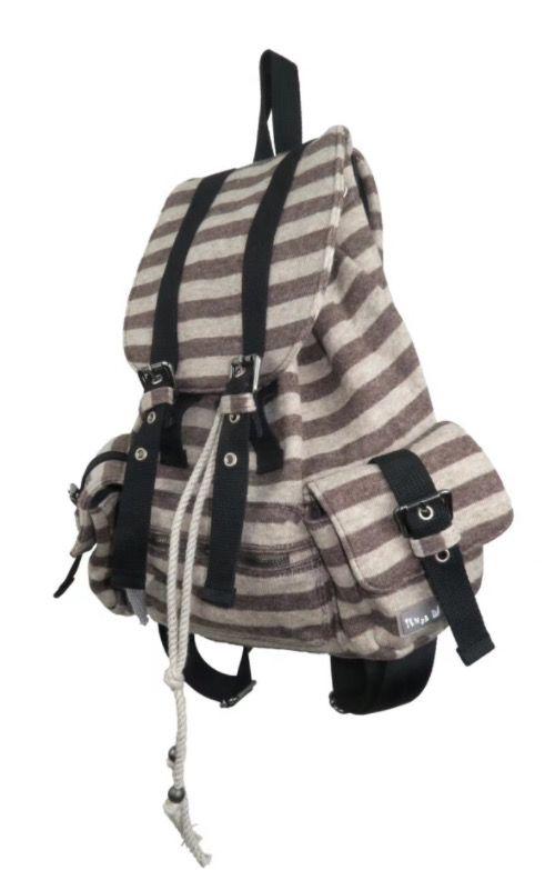 Product Introduction of Newjeans Same Tensedance Korean Flat Stripe Machine Can Casual Plaid Backpack Large Capacity 11