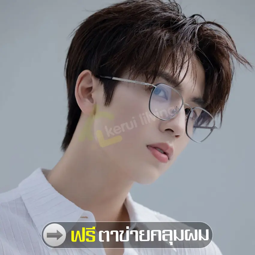 วิกผมผู้ชายวิกผมวัยรุ่น ไม่ร้อน ไม่แสบหนังศีรษะ ผมปลอม สีดำ ของผู้ชาย ผมหยิกสั้น วิกผมผู้ชาย ผมสั้นวิกผม