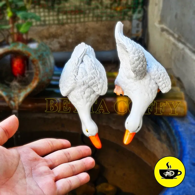 Tổng Hợp Phên Bình Gốm Bơm Nước Tạo Thác Mô Hình Vịt Ông Lão Phụ Kiện Trang Trí Bể Cá Hồ Tiểu Cảnh Hòn Non Bộ 2