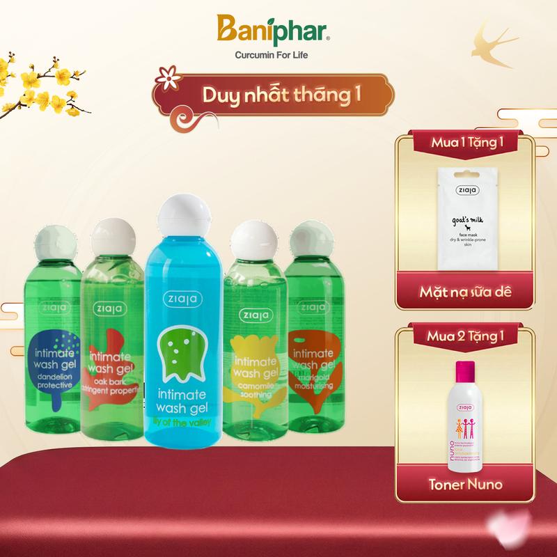   ĐỘC QUYỀN LIVESTREAM  Dung Dịch Vệ Sinh Phụ Nữ Ziaja Intimate Thơm Mát Dịu Nhẹ Giúp Làm Sạch Cân Bằng pH Tự Nhiên Dưỡng Ẩm Sâu Đem Lại Cảm Giác Thoải Mái 200ml 