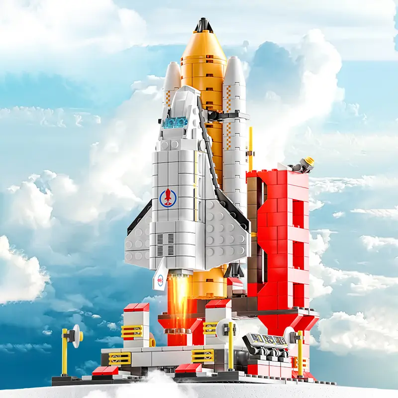 1000PCS Space Shuttle Building Blocks for Boys Educational Toys ...