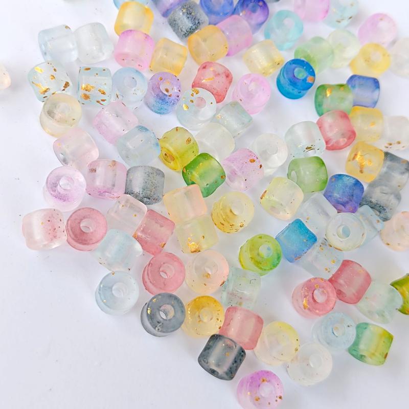 10 gr Manik-manik Akrilik Gradient Gold Dust - Barrel - Shop | Tokopedia