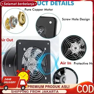 2025 New 4 - 6 - 8 Inch Wall - Mounted Exhaust Fan with Booster Function - Ideal for Ventilation