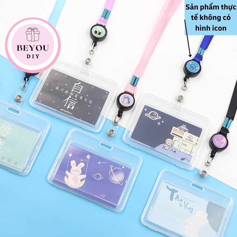 Dây Đeo Thẻ Kèm Bao Đựng Cho Học Sinh Dây Đeo Thẻ Ngang Cho Sinh Viên - BEYOU